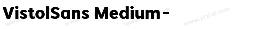 VistolSans Medium字体转换